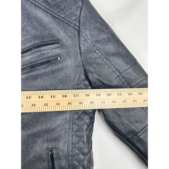 NWT Mens American Breed Blue Denim Jacket 100% Pleater Motorcycle Lining Medium - Picture 5 of 16